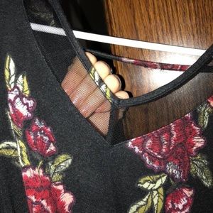 Black top with open back